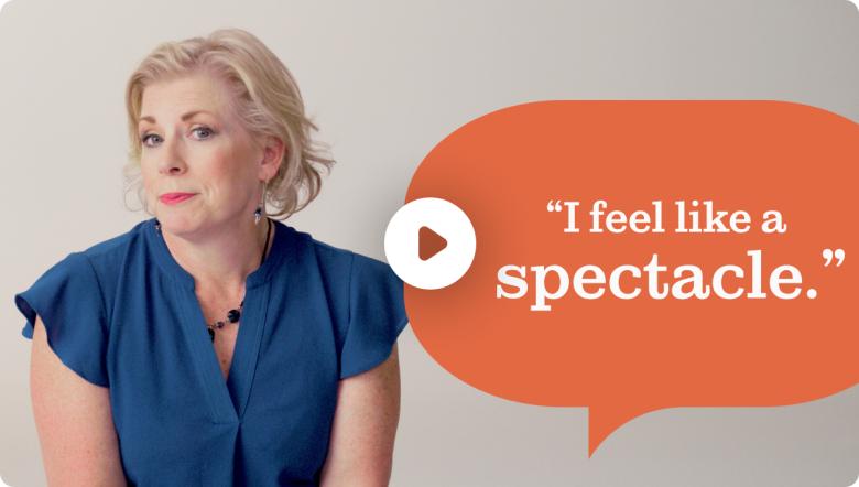 Video cover, click to see how a real patient is affected by dyskinesia.