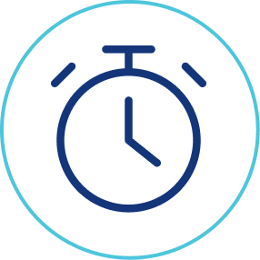 Clock showing doses taken closer together